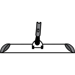 Hospital Cleaning Mop Frame Flat Head