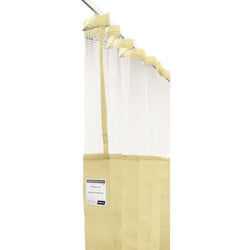 Antimicrobial Medical Curtains with Mesh Top