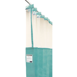 Antimicrobial Medical Curtains with Mesh Top