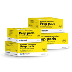 Reynard 2% Chlorhexidine 70% Alcohol Prep Pads Range