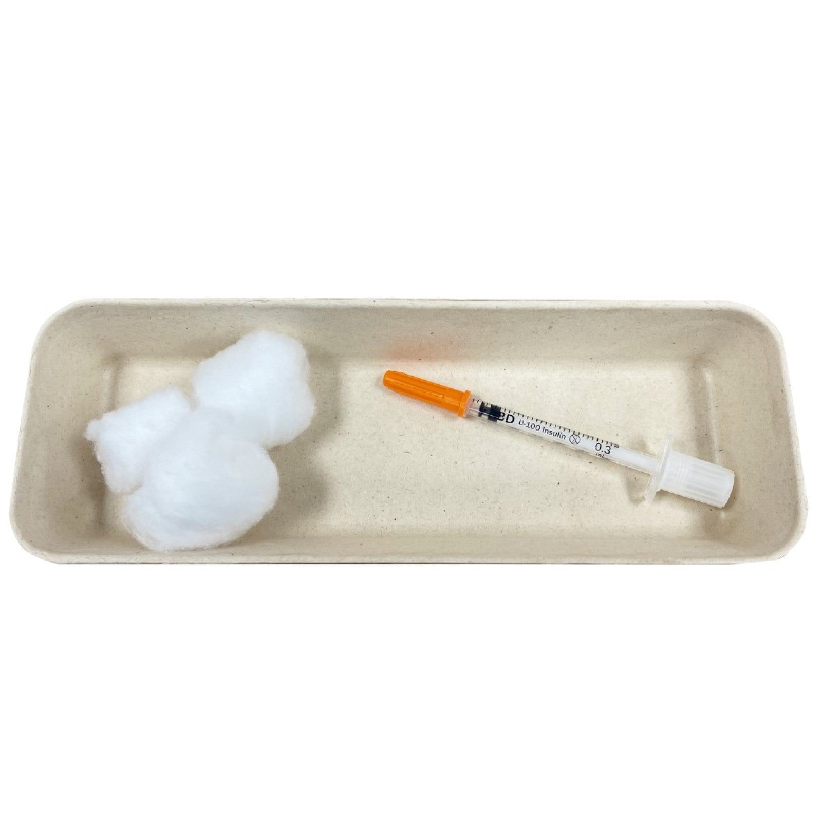 Greeny®Care Injection Tray - Compostable Hollowware - Haines Medical ...