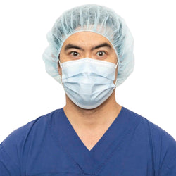 SmartBarrier® Surgical Mask With Loops - ASTM Level 2 on Person