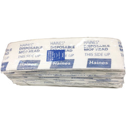 Haines® Microfibre Flat Mop Heads - Single Use